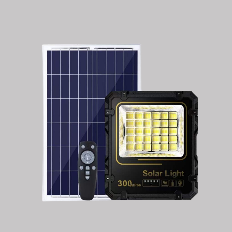 Solar Floodlights Aluminum Remote Control