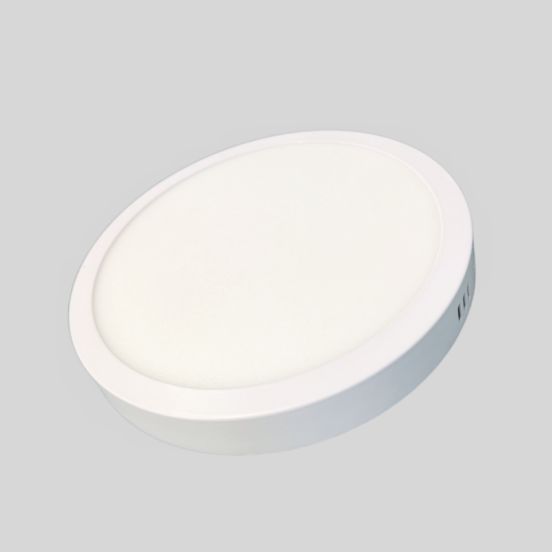 Slim LED Panel Round Surface Mount 18W Aluminium PS LGP