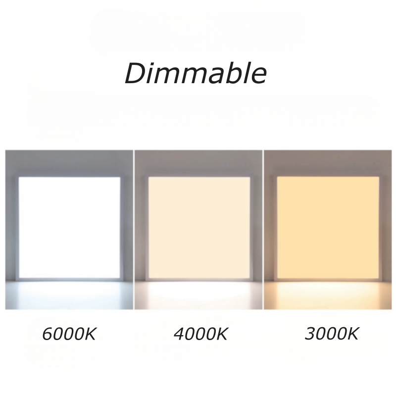 Dimmable LED Panel 40W Switch CCT 3000K 4000K 6000K